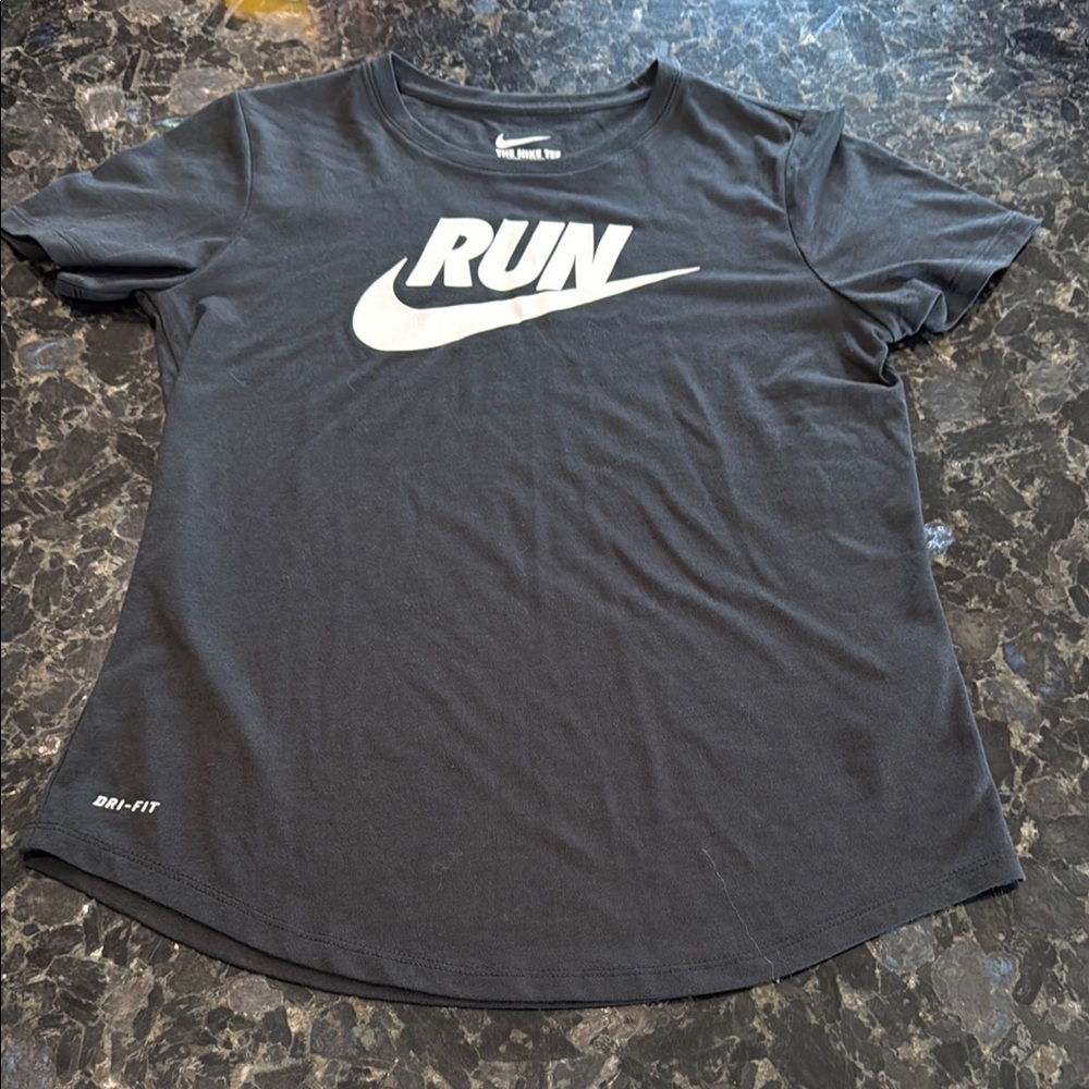 Nike Black Dri-FIT RUN Tee